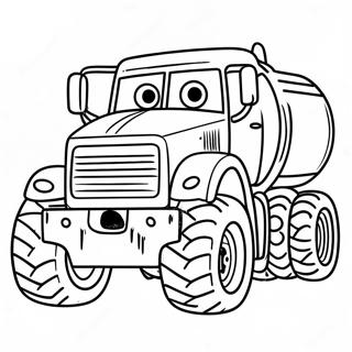 Monster Diesel Truck Coloring Page 2701-2156