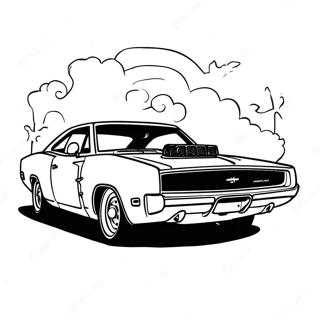 Charger Coloring Page 27034-21380