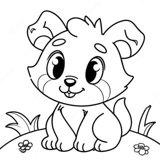 Fun Animal Coloring Page 27075-21401