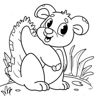 Fun Animal Coloring Page 27075-21403