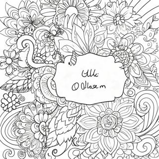 Affirming Words Coloring Page 27095-21435