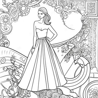 Fashion Coloring Page 270-201