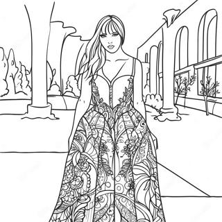 Fashion Coloring Page 270-202