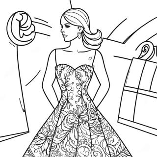 Fashion Coloring Page 270-203