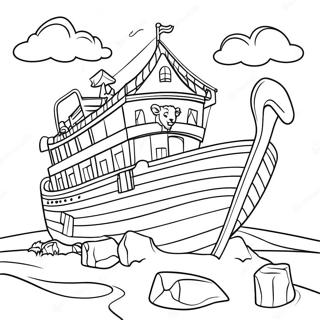 Noah's Ark Coloring Pages