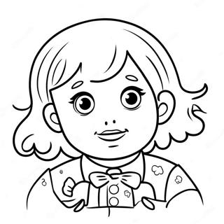 Autistic Child Coloring Page 27124-21451