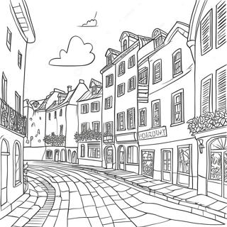 Europe Coloring Pages