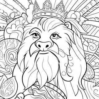 Majestic King Coloring Page 27155-21473