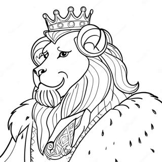 Majestic King Coloring Page 27155-21475