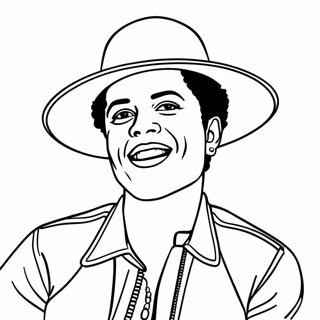 Bruno Mars Coloring Page 27164-21461