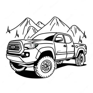 Toyota Tacoma Lastbil Farvelægningsside 27184-21484