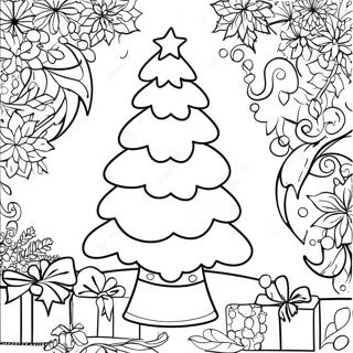 Aesthetic Christmas Coloring Pages