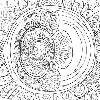 Oval Coloring Pages