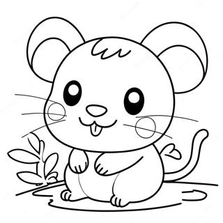 Hamtaro Pagini De Colorat