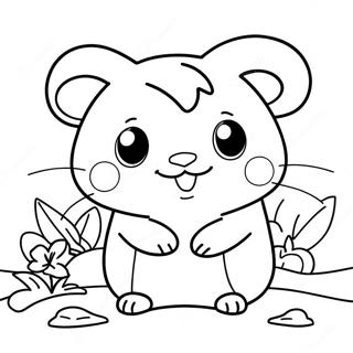 Hamtaro Coloring Page 27284-21566