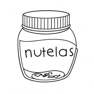 Nutella Coloring Pages