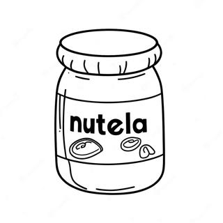 Nutella Pot Kleurplaat 27314-21588