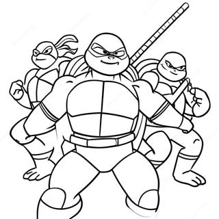 Pagini De Colorat Cu Renașterea Tmnt 27354-21611