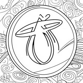 Miami Heat Logo Coloring Page 27394-21646