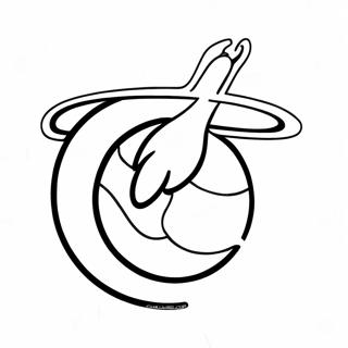 Miami Heat Logo Coloring Page 27394-21647