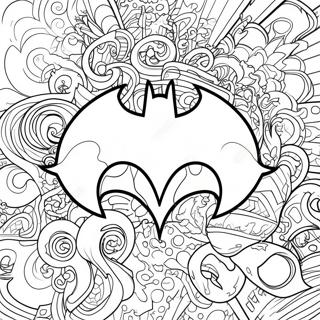 Batman Logo Coloring Page 27404-21651