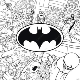 Classic Batman Logo Coloring Page 27405-21659