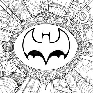 Classic Batman Logo Coloring Page 27405-21660