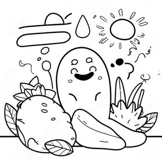 Chill Stoner Vibes Coloring Page 27465-21706