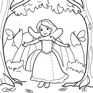 Grimm Fairy Tales Enchanted Forest Coloring Page 27484-21716