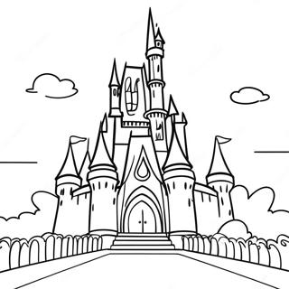 Cinderella's Magical Castle Coloring Page 27485-21719