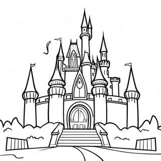 Cinderella's Magical Castle Coloring Page 27485-21720