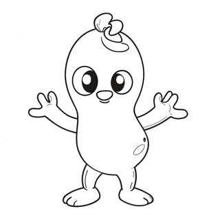 Peely Coloring Pages