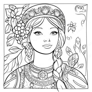 Russian Coloring Pages