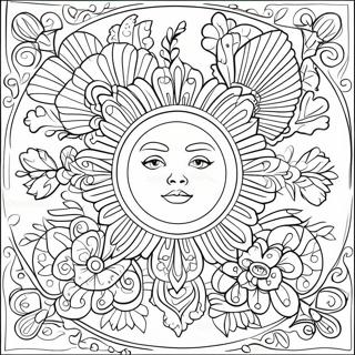 Traditional Russian Folk Art Coloring Page 27565-21773