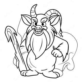 Krampus Coloring Page 27594-21793