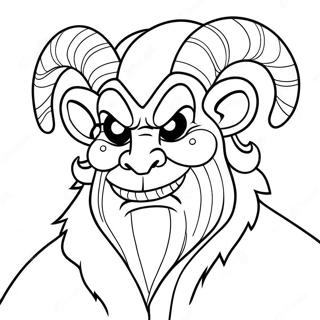 Krampus Coloring Page 27594-21795