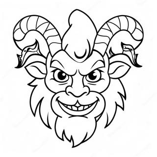 Krampus Coloring Page 27594-21796