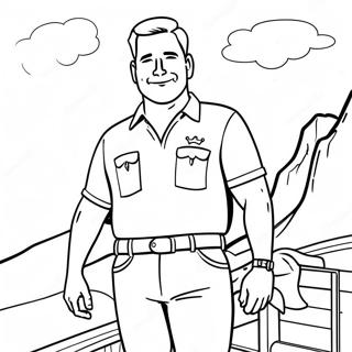 King Of The Hill Coloring Pages