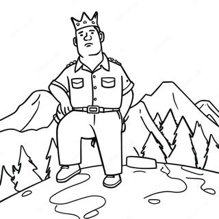 King Of The Hill Coloring Page 27604-21815