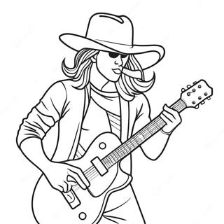 Rockstar Coloring Page 27634-21834