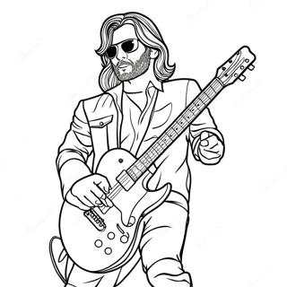 Rockstar Coloring Page 27634-21836