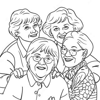 Golden Girls Coloring Pages