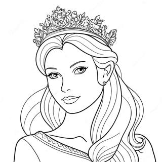 Snow Princess Coloring Pages