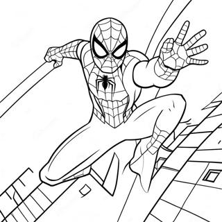 アルティメット・スパイダーマン 塗り絵ページ