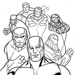 Avengers Infinity War Coloring Pages