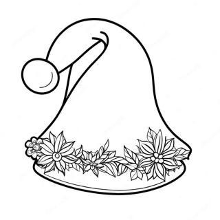 Christmas Hat Coloring Pages