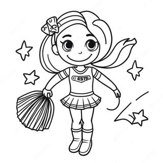 All Star Cheerleader I Uniform Farvelægningsside 27784-21964