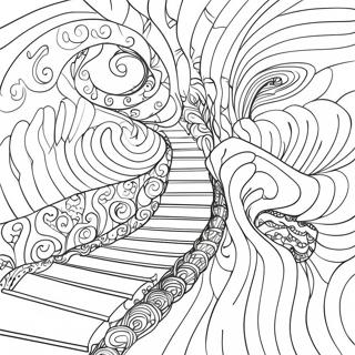 Colorful Twists And Turns Adventure Coloring Page 27805-21957