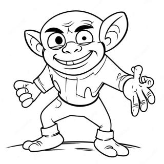 Unspeakable Character In Action Coloring Page 2781-2214