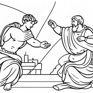 Sistine Chapel Coloring Pages